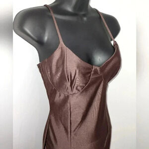 Women's Brown Mini Dress